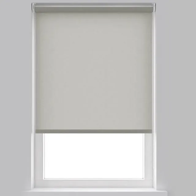 Decosol Rolgordijn Lichtdoorlatend - Linnenlook Licht Grijs (5805) - 120 x 190 cm Linnenlook l.grijs