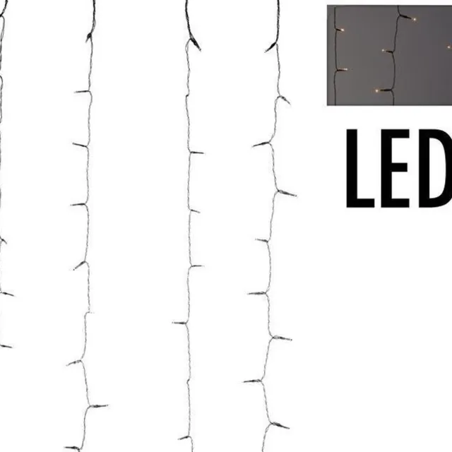 DecorativeLIghting Gordijnverlichting - 480LED - 225x300cm - warm wit