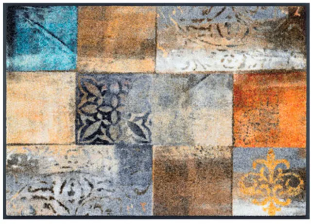 Kleen-Tex Wash+Dry Design Wasbare Deurmat - Tilea - 60 x 85cm