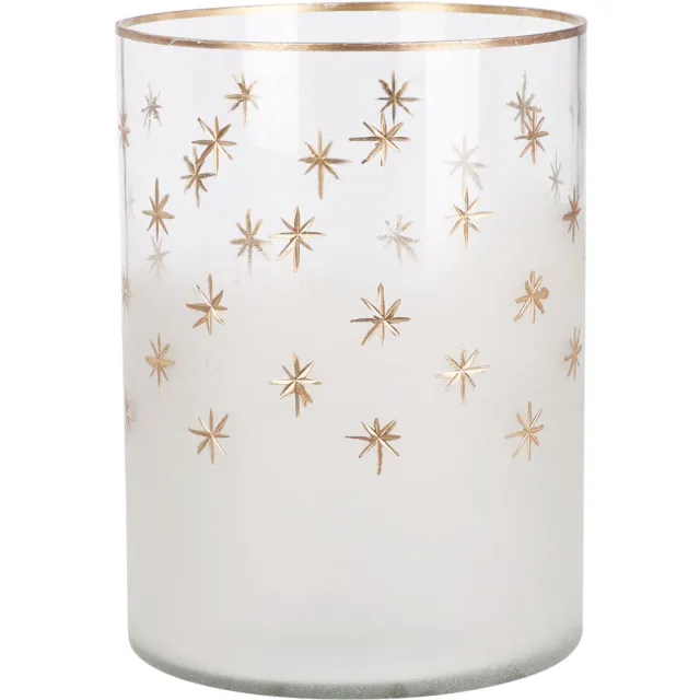 Home & Styling Collection Home Styling Collection - Theelichthouder in de vorm van een glas, Ø 10 cm Wit