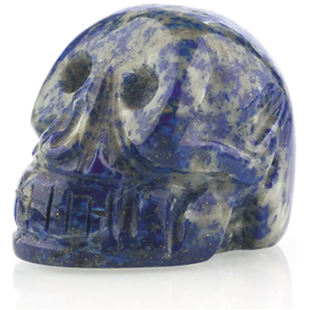 Ruben Robijn Lapis Lazuli edelsteen schedel Blauw
