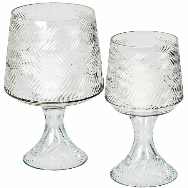 Loberon Windlicht set van 2 Lynettes helder