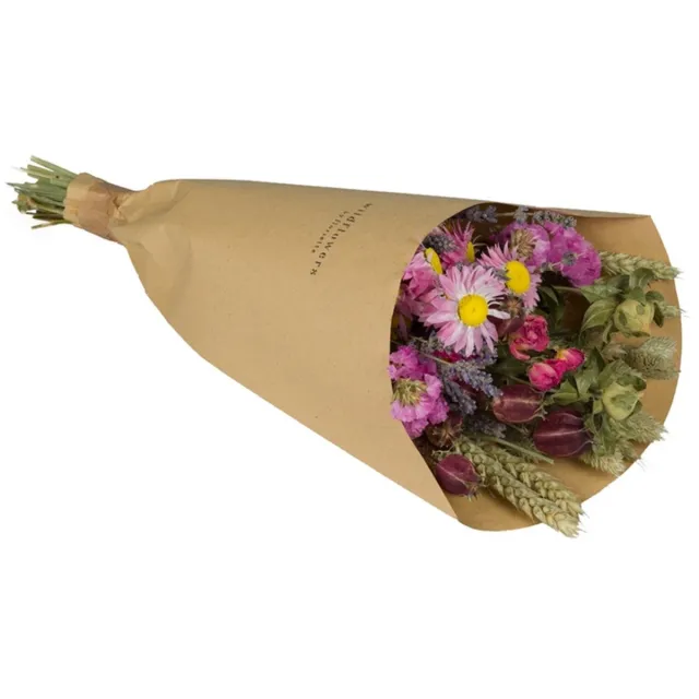 Wildflowers by Floriette Wildflowers by Floriëtte Field Bouquet - Pink - Roze - 35 cm - Droogbloemen - Boeket