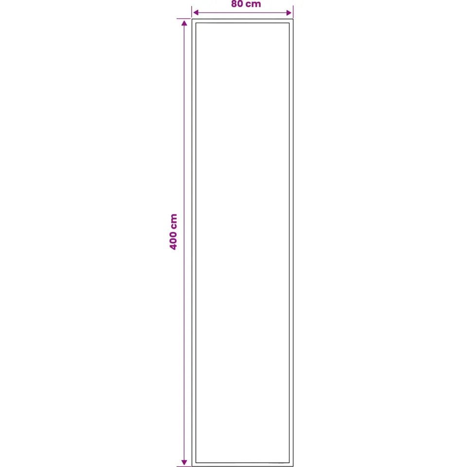 vidaXL Tapijtloper FLORNES Geweven Grijs Patroon 80 x 400 cm PP 7 mm, foto 3