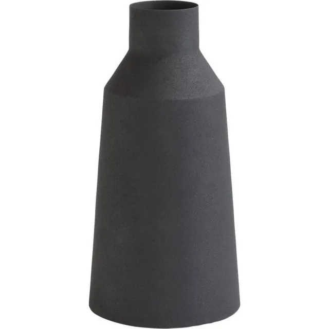 Beekwilder Vaas metaal zwart 42x21 cm
