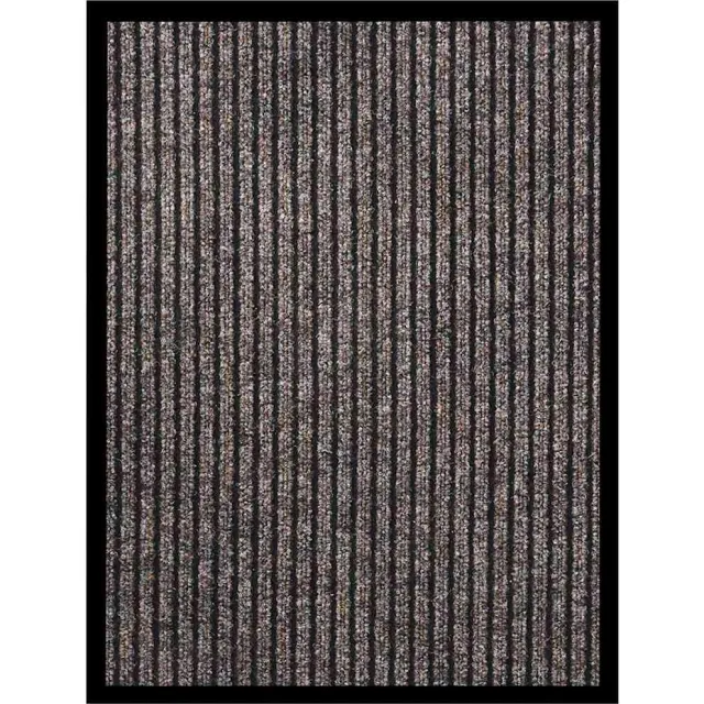 vidaXL Deurmat 40x60 cm gestreept beige