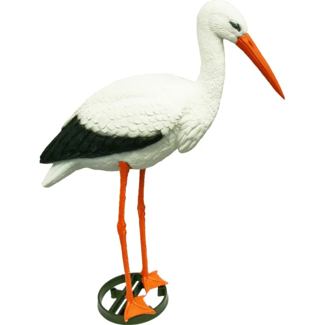 Ubbink Dierfiguur - Ooievaar - decoratief Wit