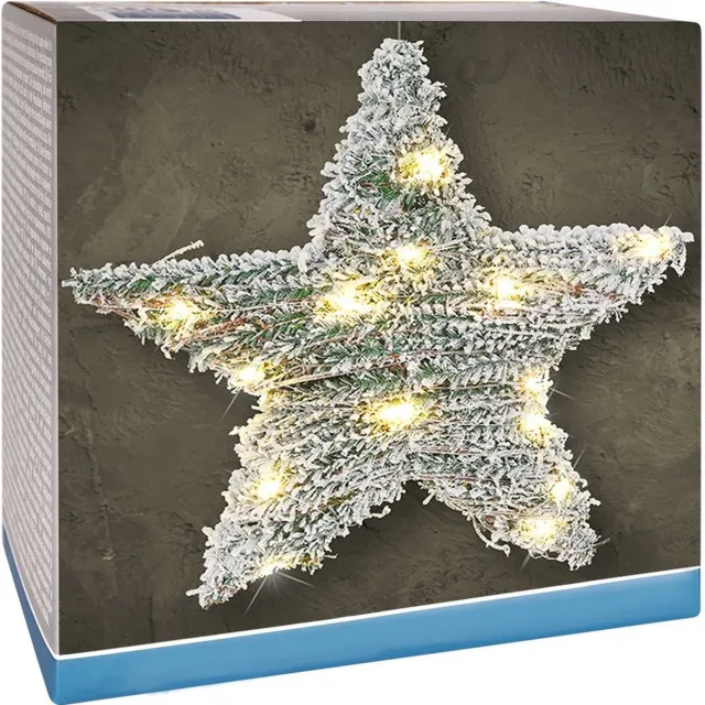 vilde Lichtgevende Ster 30 LED 40 cm - Kerstverlichting - Lichting - Kerst - Lampjes groen
