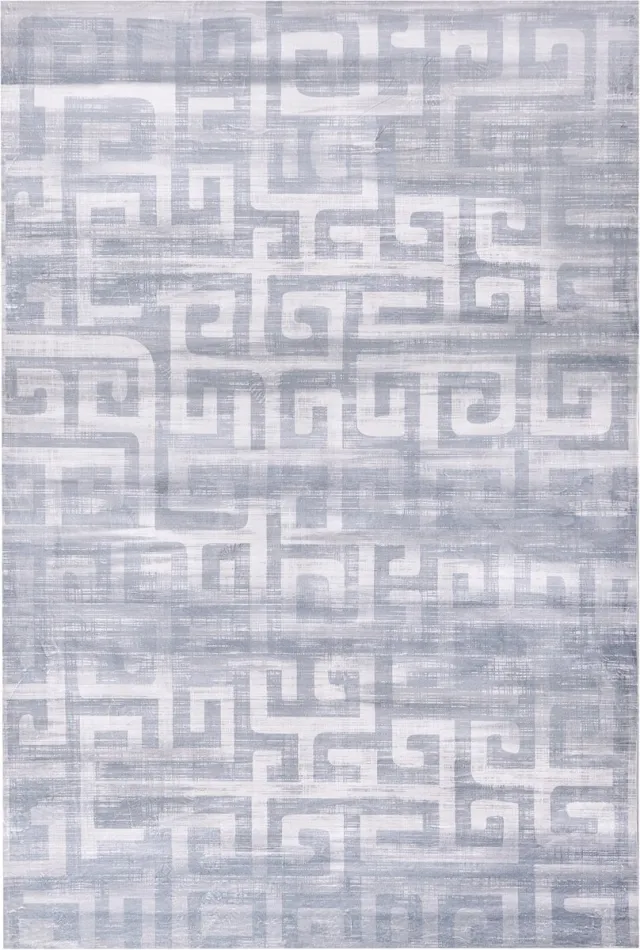Beliani BEYDAG - Loper vloerkleed - Grijs - 200 x 300 cm - Stof