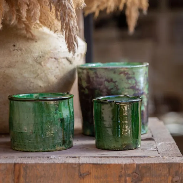 Côté Bougie Geurkaars Bougie Tamegroute Verte Menthe en Thé Small - Kaarsen Groen