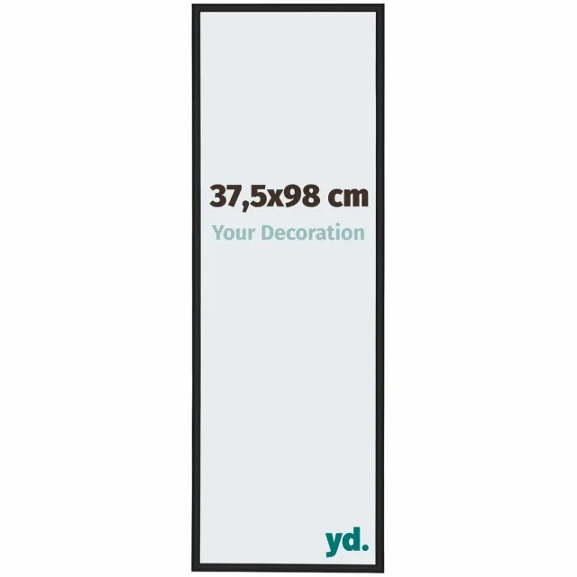 yd. Your Decoration - Fotolijst 37,5x98 cm - Aluminium - Zwart Hoogglans - Miami
