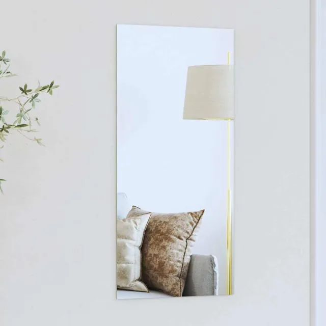 vidaXL Wandspiegel 30 x 60 cm gehard glas Rechthoekig Transparent