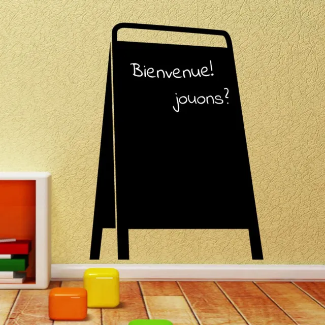 Ambiance Sticker Schoolbordsticker - uitwisbare zelfklevende muurstickers - MENUBORD - 95x70cm Multi color