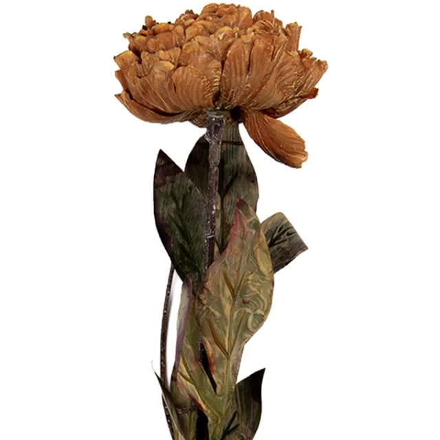 Clayre & Eef Kunstbloem 10x10x65 cm Bruin Kunststof