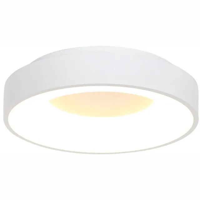 Steinhauer Plafonnier Steinhauer Ringlede 2562W - Wit Ø38cm - Modern, van kunststof en metaal, ideaal voor binnen ruimtes