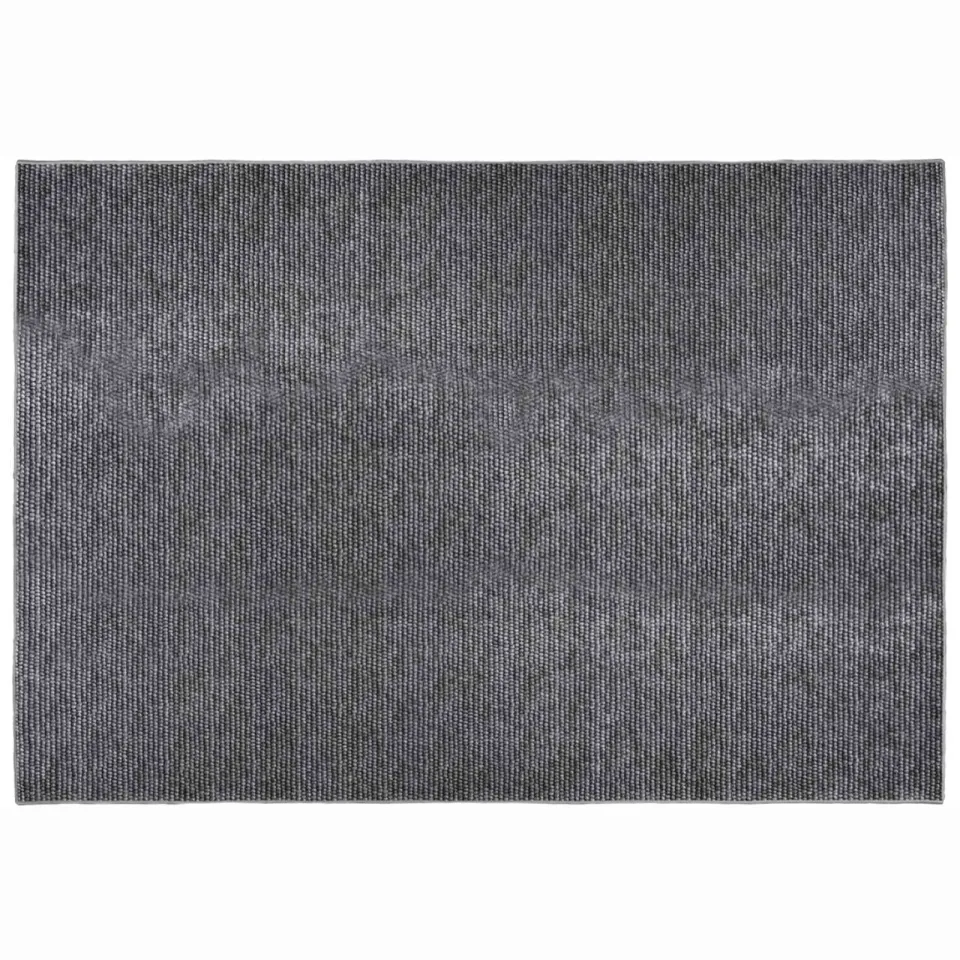 vidaXL Vloerkleed Antraciet 190 x 300 cm 100% Polyester 3 mm Wasbaar, foto 3