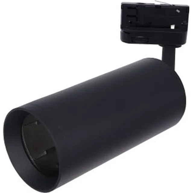 Xtra Warm Led railverlichting-GU10 spot-60x130mm-zwart