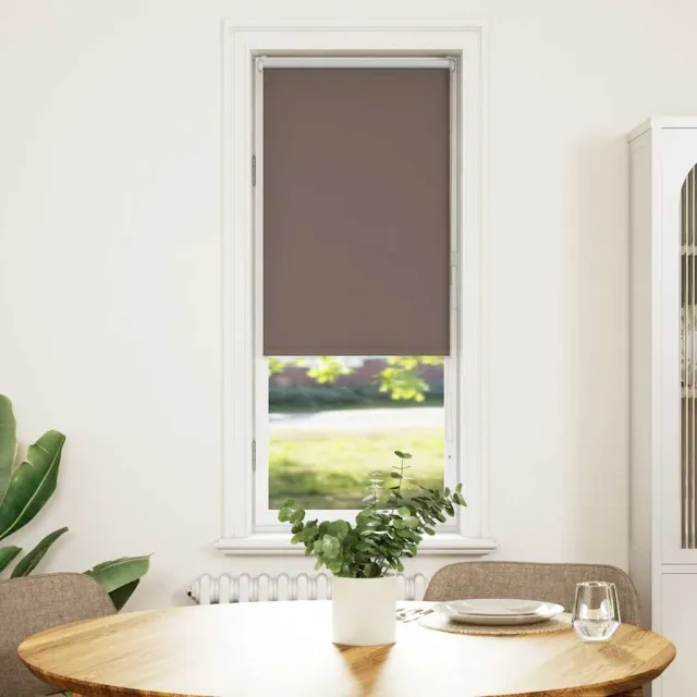 vidaXL Rolgordijn verduisterend koffie 55x175 cm stofbreedte 50,7 cm Bruin