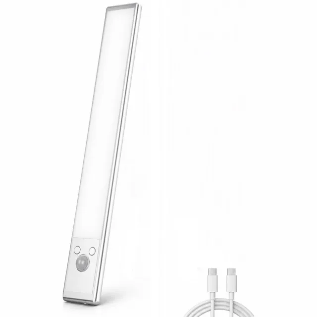 DrPhone MotionGlow3 LED Kastverlichting – Bewegingssensor – USB-C Oplaadbaar – 3 Lichtkleuren – Dimbaar Wit