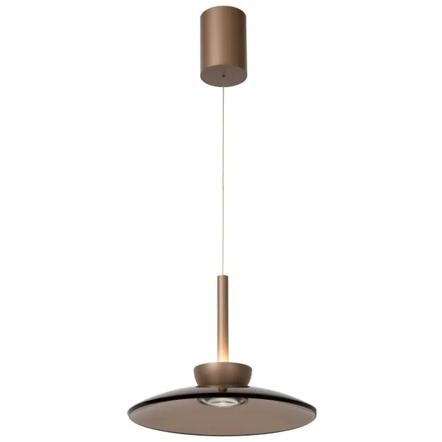 Lucide glazen dimbare LED hanglamp Ø 32 cm - amber