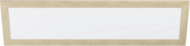 Eglo Piglionasso Plafondlamp - LED - 124 cm - Wit Wit;Hout