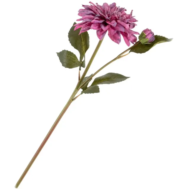 Kunstbloem dahlia paars/ roze