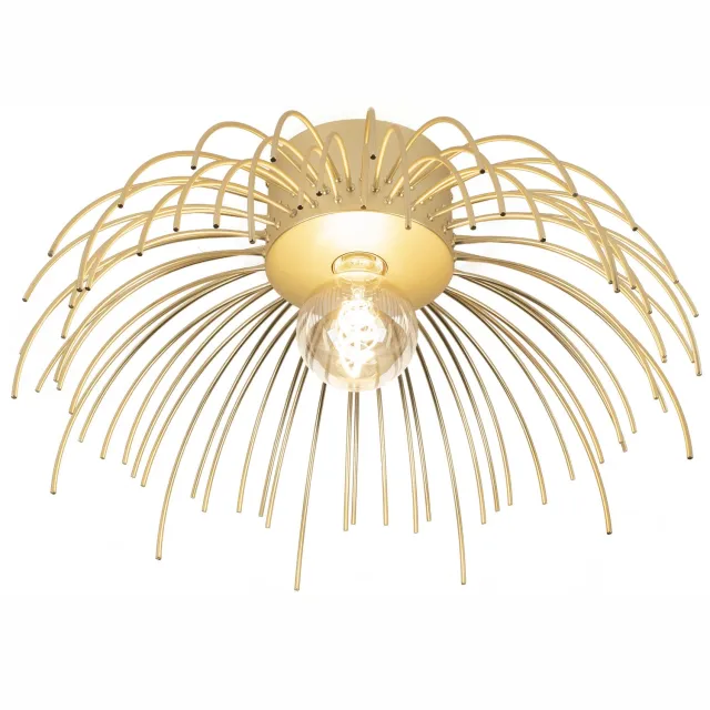 Lumidora Plafondlamp 75070 - Plafonniere - RAINDROPS - E27 - Goud - Messing (kleur) - Metaal - ⌀ 53.5 cm