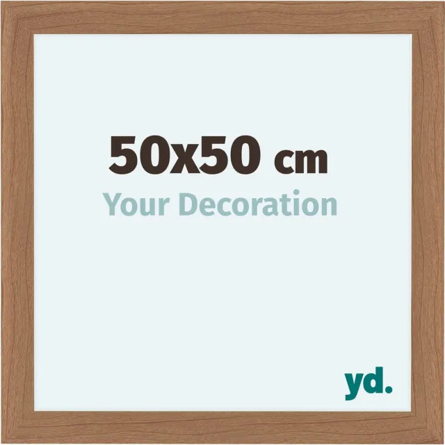 yd. Your Decoration - Fotolijst 50x50 cm - MDF - Notenhout Licht - Como