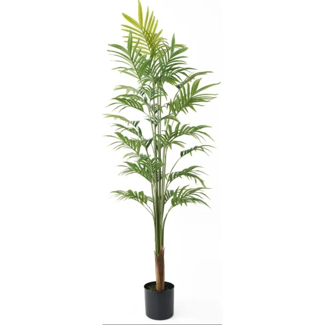Present Time Kunstplant Gold Palm Tree Large - Groen - 65x65x160cm - Modern