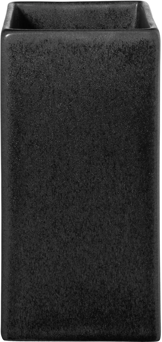 ASA Selection Vaas Black Iron, decoratieve vaas, aardewerk, matzwart, 16 cm, 4607174