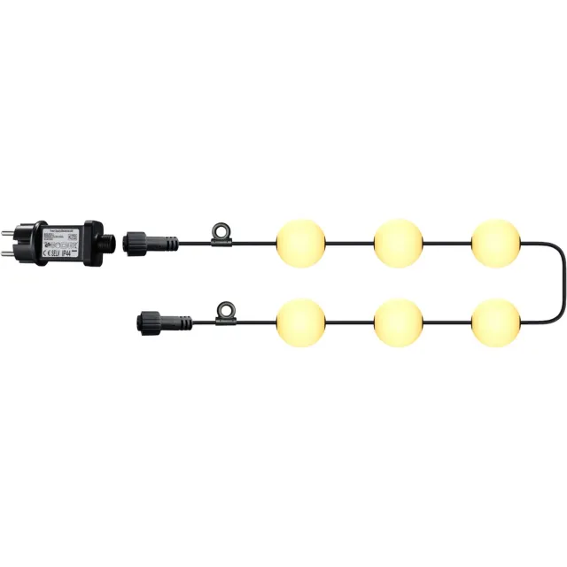 Lumisky Lichtslinger met 6 bollen 5.5M BOLLY