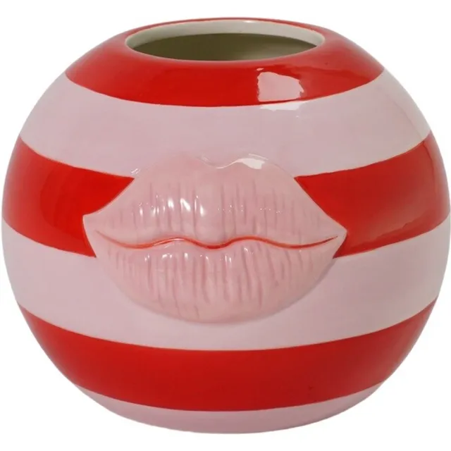 homebound by ky Aardewerk vaas sphere kiss Multi
