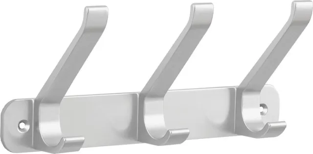 Ivana Kapstokrekje Aluminium F1 3-Haaks Zilver