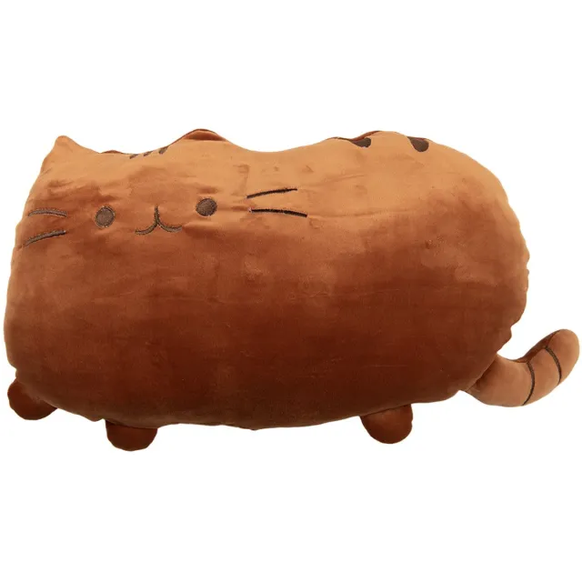 Clayre & Eef Sierkussen Kat 40x5x28 cm Oranje Polyester