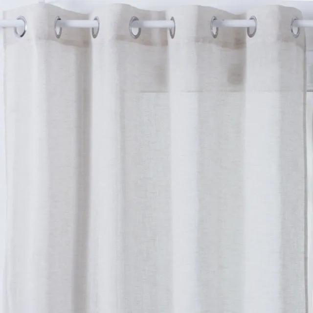 Atmosphera Créateur d'intérieur® Gordijn, wit, 140 x 260 cm - Atmosphera Beige lin