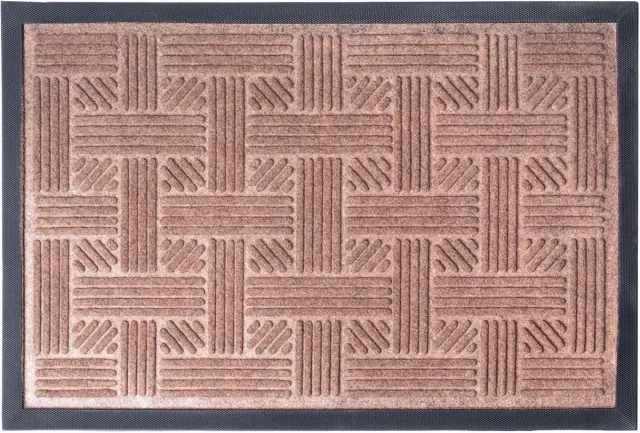 Galicja Serie - Deurmat - 40x60 cm - Rubber - Anti-Slip Bruin