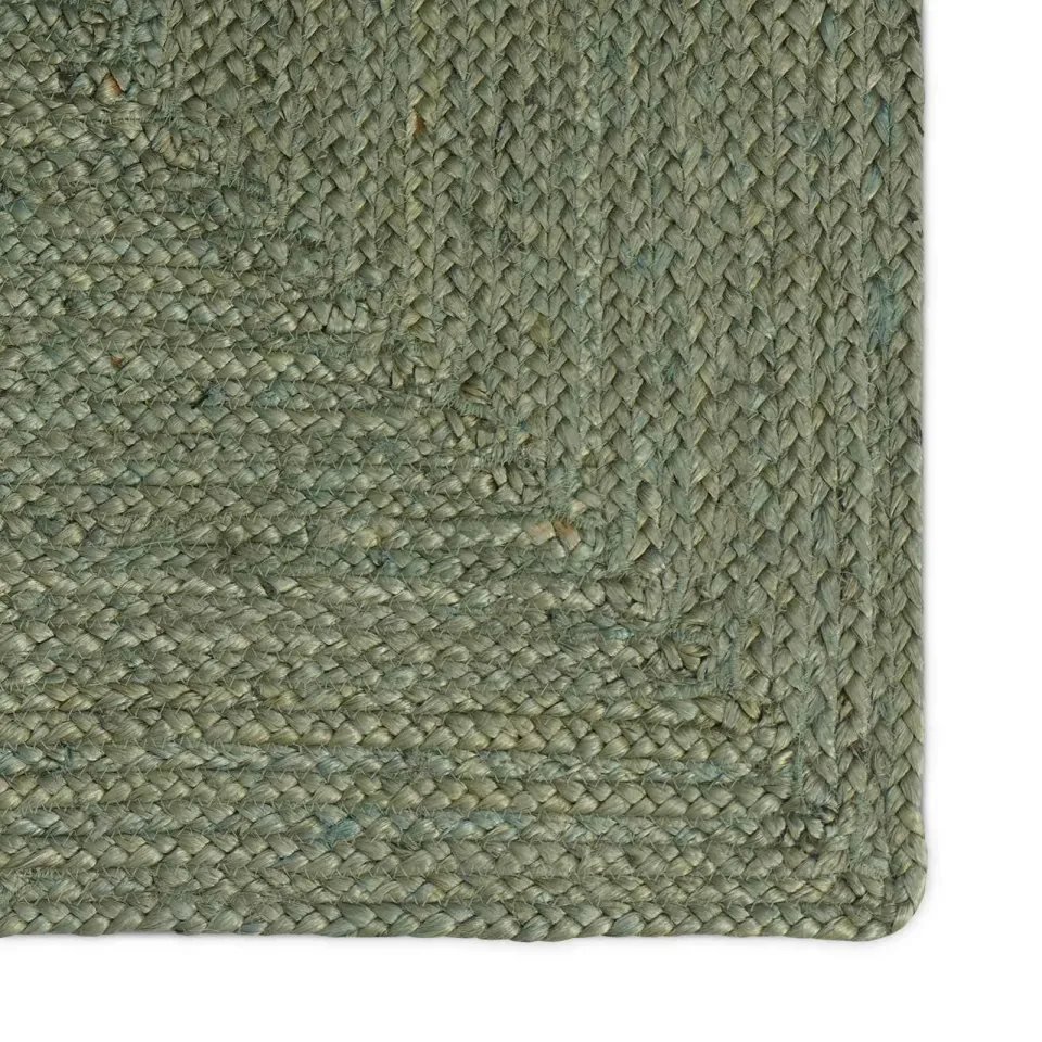 vidaXL Gebied Tapijt Olijfgroen 240 x 340 cm Jute, foto 2