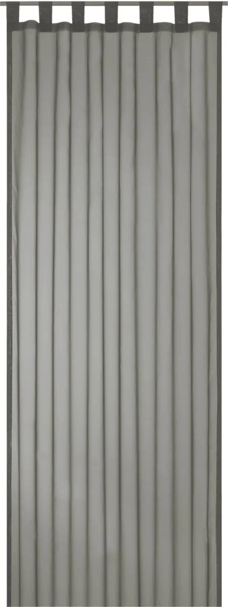Elbersdrucke Gordijn met lussen Feel Good Uni 255x140 cm grijs Grau