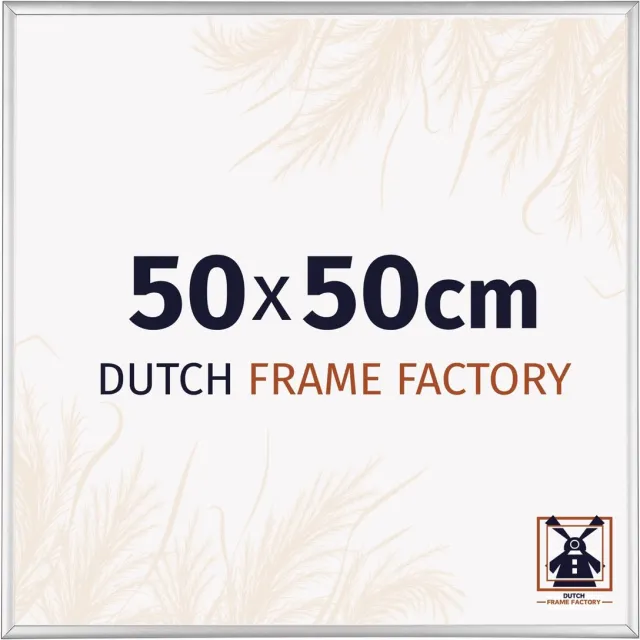 Dutch Frame Factory Fotolijst 50x60 cm - Aluminium - Zilver Hoogglans - Kampen