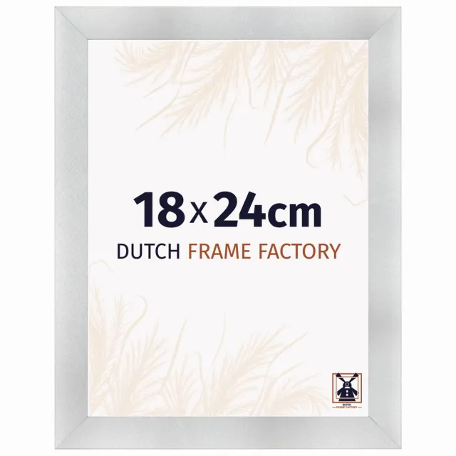 Dutch Frame Factory Fotolijst 18x24 cm - MDF - Aluminium Geborsteld - Praag