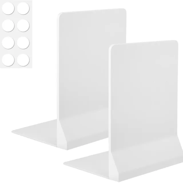 Imperatoris Boekensteun/Boekenstandaard - Boekenhouder/Boekhouder/Boekensteunen - 2 stuks - wit Pack of 2 White