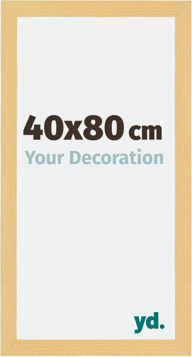 yd. Your Decoration - Fotolijst 40x80 cm - MDF - Beuken Decor - Mura