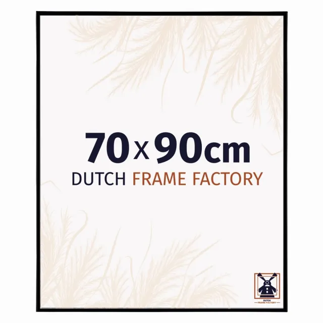 Dutch Frame Factory Fotolijst 70x90 cm - Kunststof - Zwart Mat - Easy