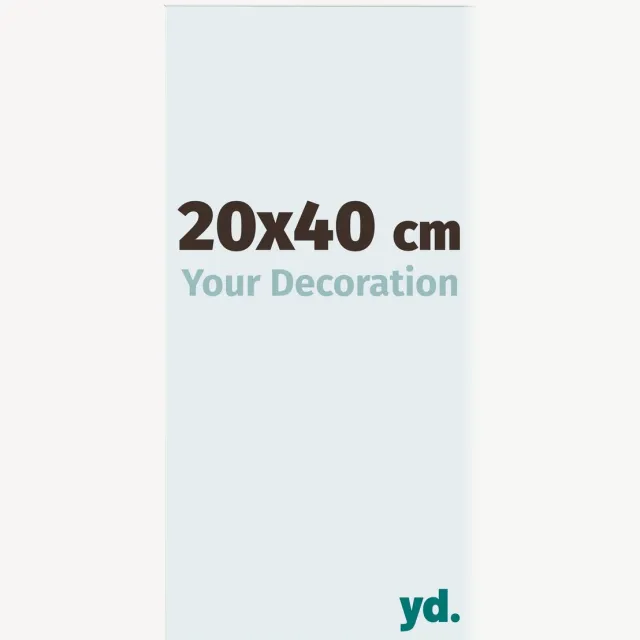 yd. Your Decoration - Fotolijst 20x40 cm - MDF - Wit Hoogglans - Bologna