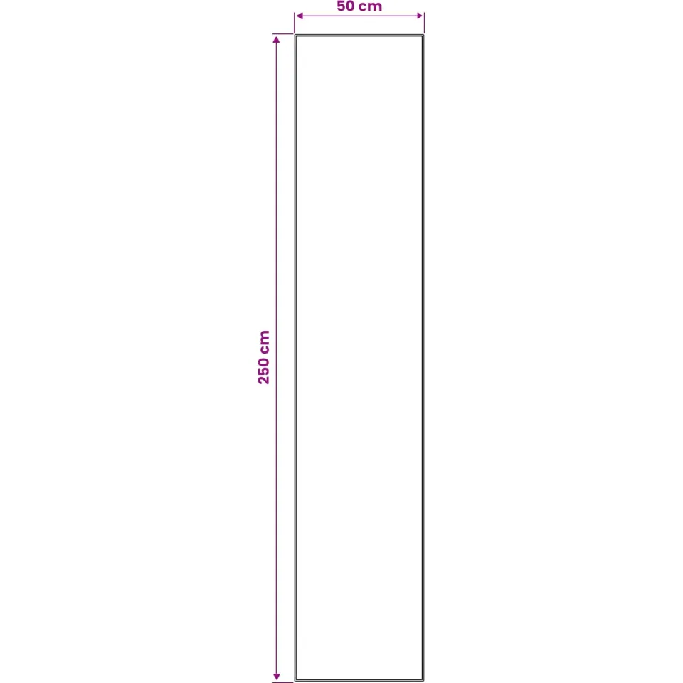 vidaXL Vloerkleedloper ORIZ 1150 gsm Blauw 100% polyestervilt, foto 4