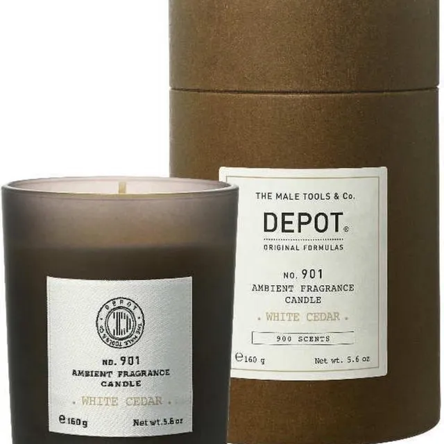 Depot 901 Ambient Fragrance Candle White Cedar - 160gr bruin