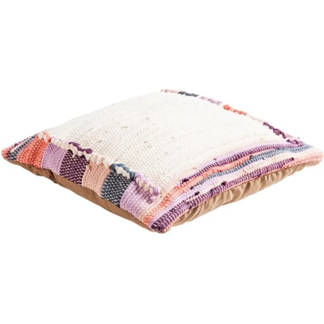 Linen & More Lars Paars Kussen | 45 X 45 | Sierkussen Voor Woonkamer Of Slaapkamer