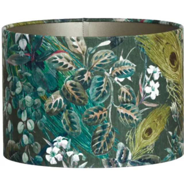 Light & Living Lampenkap Xenia Flora groen 20cm