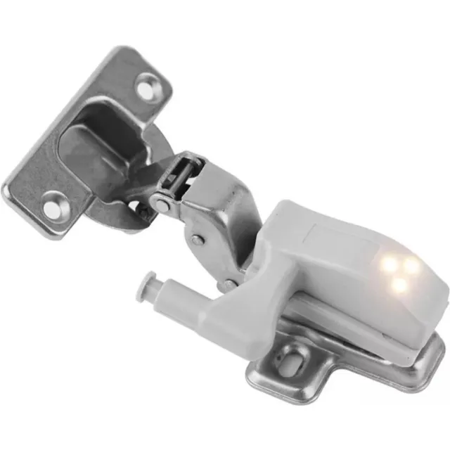 Heble® *** 2 STUKS scharnieren voor LED verlichting - Verlicht je kasten met Heble® - Perfect voor kledingkasten, keukenkasten en meer - Batterijen niet inbegrepen - van Heble® *** grijs