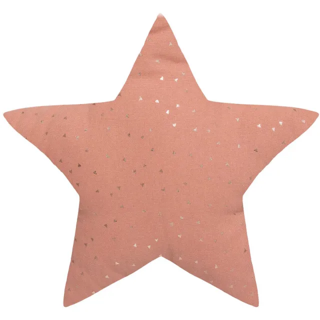 Atmosphera Créateur d'intérieur® Sterrenkussen met metallic patroon Terracotta